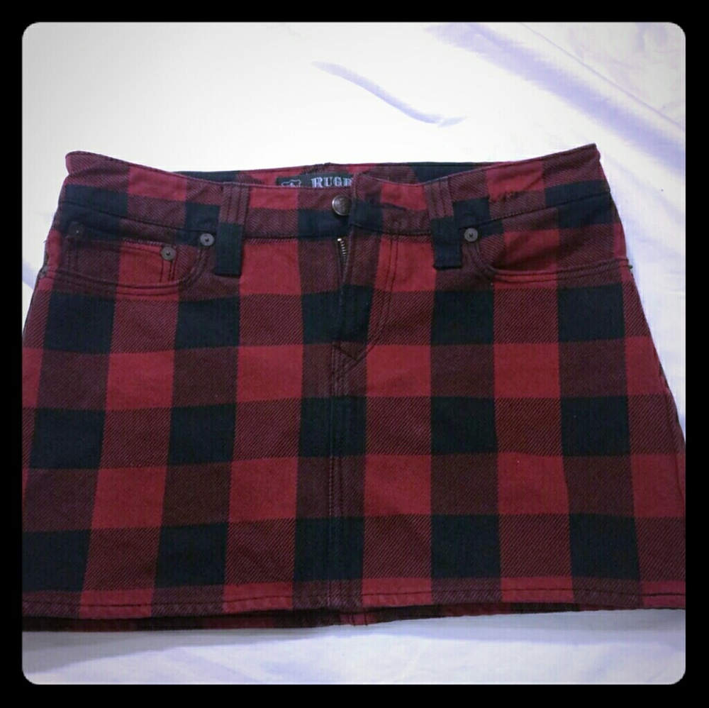 Ralph Lauren Rugby Plaid Skirt